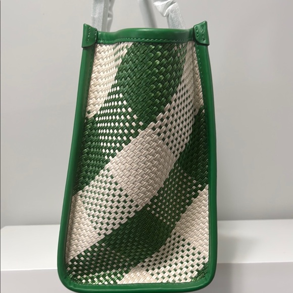 Kate Spade Green and Cream Geometric Tote - Picture 2 of 4